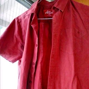 Active Button Down. EUC. Large